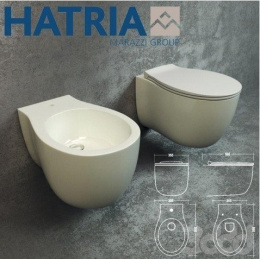 Подвесной унитаз Hatria Le Fiabe (Y1AC01) белый