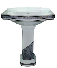 Фото CREAVIT KLASIK KL250.000I0 Декор DIAG./GRI Пьедестал