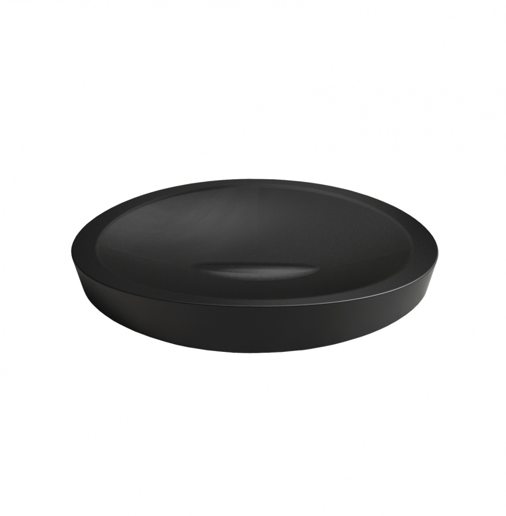 Фото Colombo Design PLUS W4940.NM - Металлическая настольная мыльница (цвет: черный матовый)