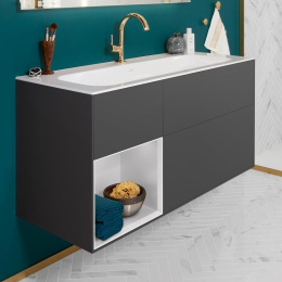 Villeroy Boch Finion F060GFGK Тумба под раковину 1196х498 мм (glossy white/anthracite matt)