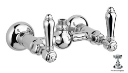 Фото Смеситель Nicolazzi Dames Anglaises 1425CR18 для душа, хром, ручки Dames Anglaises