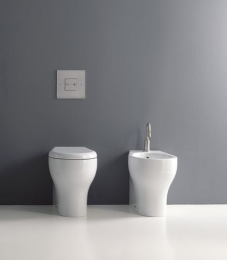 Фото Kerasan K09 452001 Биде напольное приставное