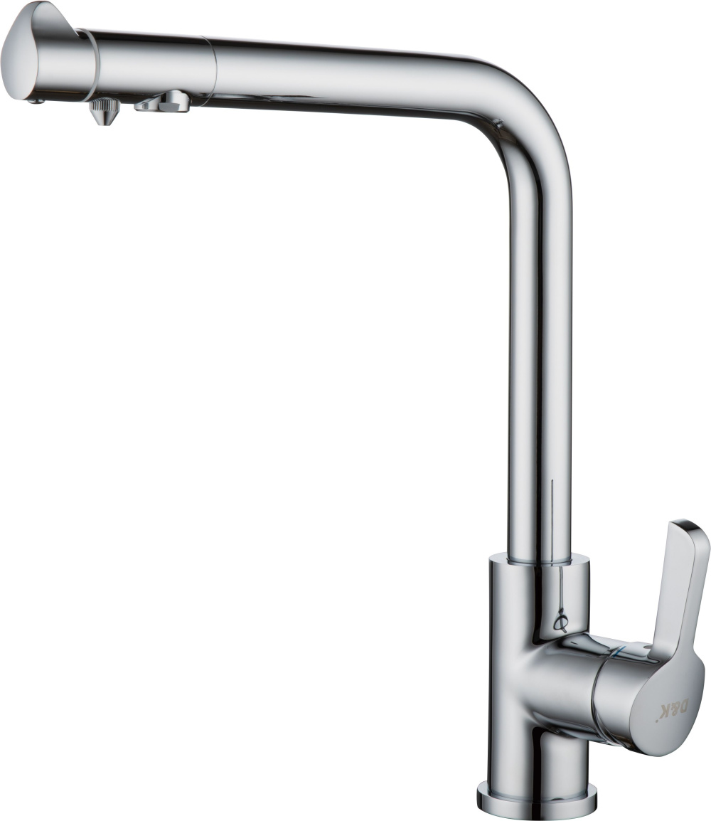Фото Смеситель для кухни D&K Rhein.Schiller (DA1461601) с подключением к фильтру хром