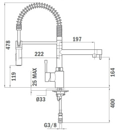Фото Teka ARES 239991200 Смеситель для мойки