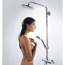 Душевая система 27102 000 Hansgrohe Raindance Showerpipe 240
