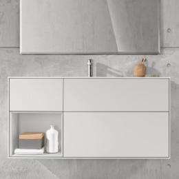 Villeroy Boch Finion F060GFGJ Тумба под раковину 1196х498 мм (glossy white/light grey matt)