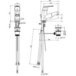 Carlo Frattini Serie 2 F3201/BECR Смеситель для раковины