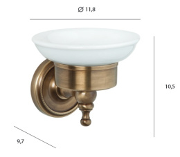 Мыльница Tiffany World Bristol TWBR106gold, золото