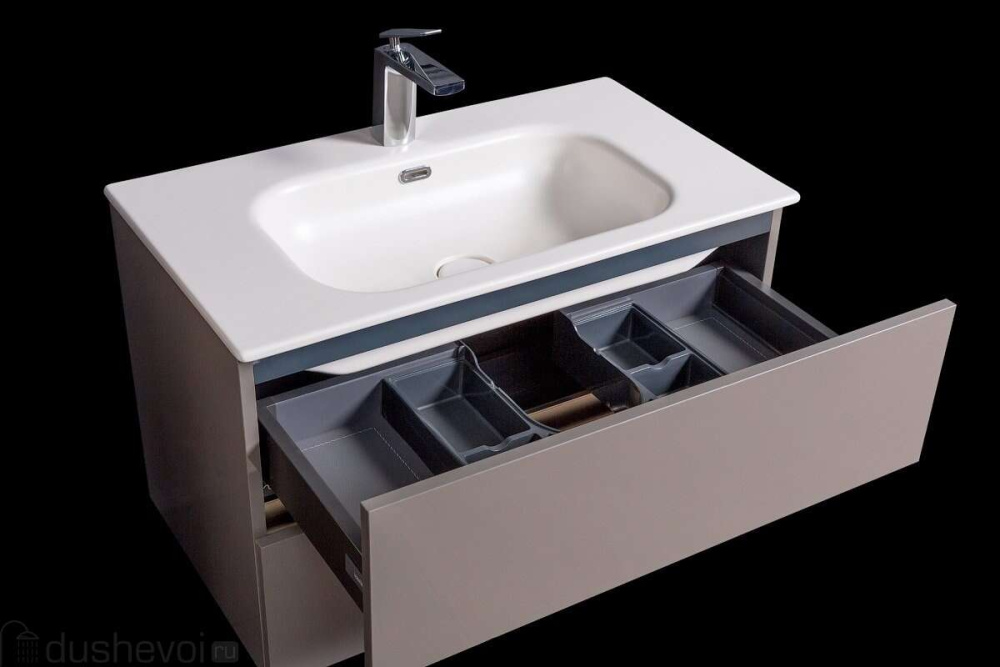 Armadi Art Vallessi 837-120-CP Тумба без раковины Vallessi 120*46cm SHINY CAPPUCINO 2 полки