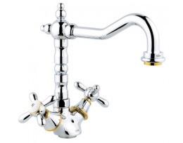 Фото Смеситель для кухни Timo Ritz 0143FK chrome-gold