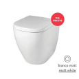 Приставной унитаз ArtCeram Faster (FSV004 05 00) белый матовый
