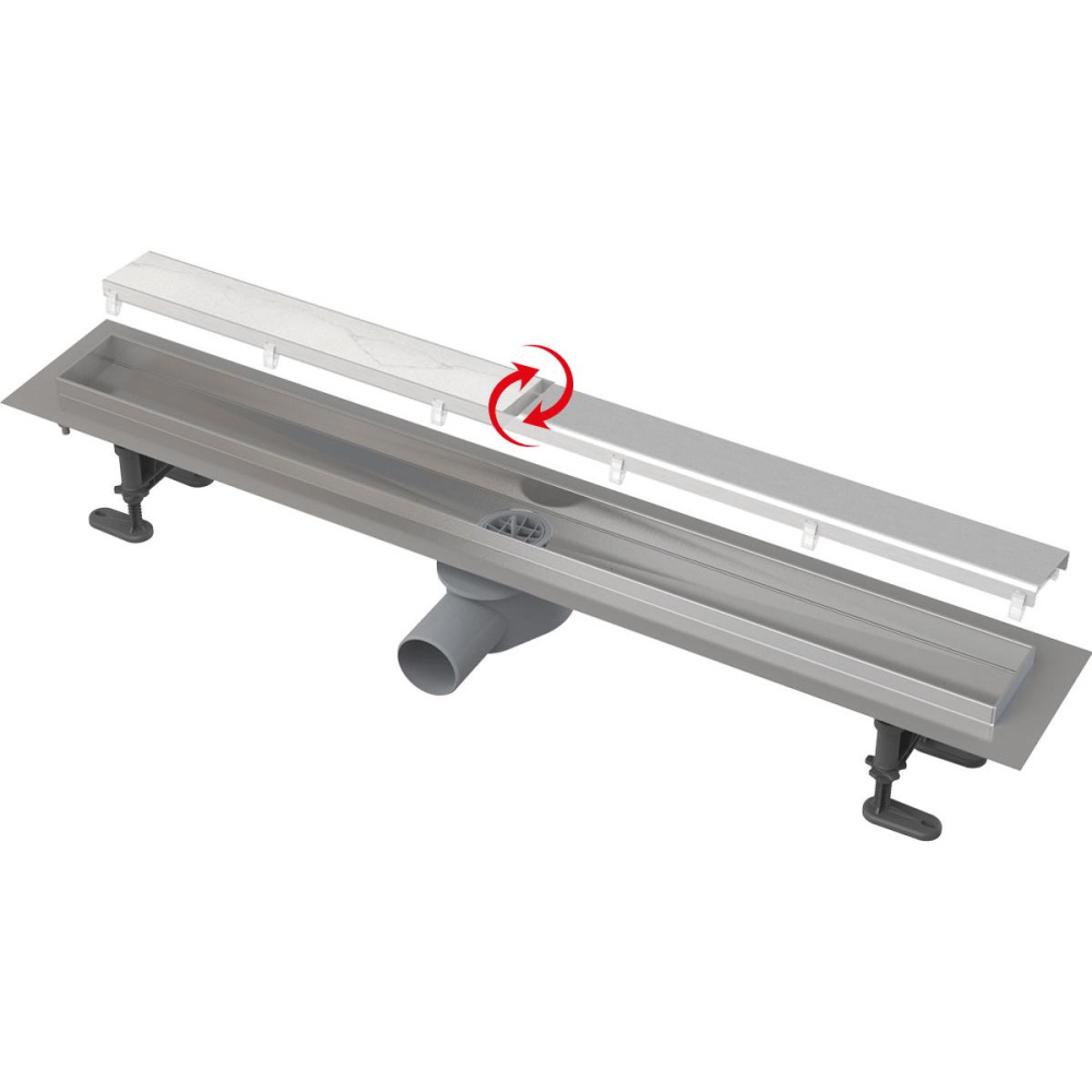 Фото Душевой лоток AlcaPlast (APZ13-DOUBLE9-650) хром