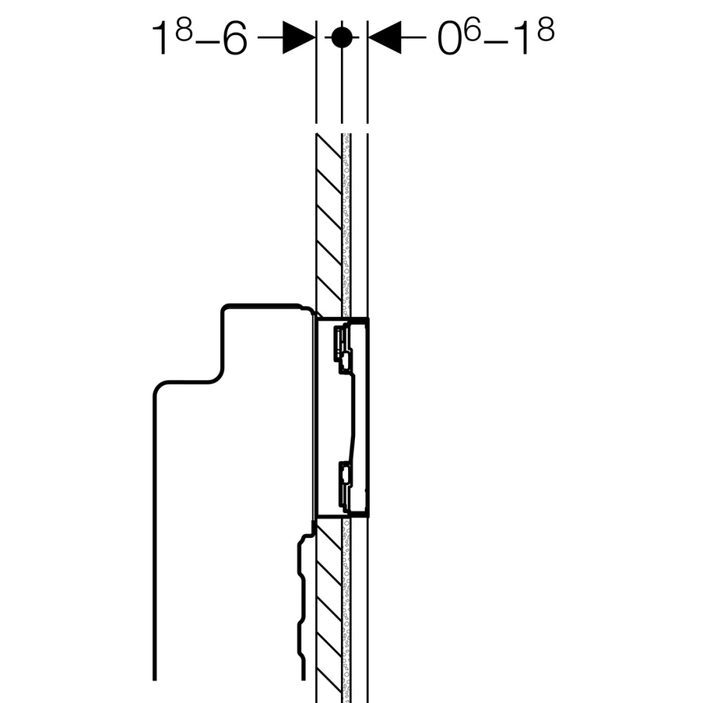 Клавиша смыва Geberit Sigma 60 (115.796.GH.1)