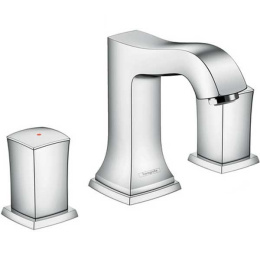 Смеситель для раковины на 3 отверстия 31304000 Hansgrohe Metropol Classic (хром)
