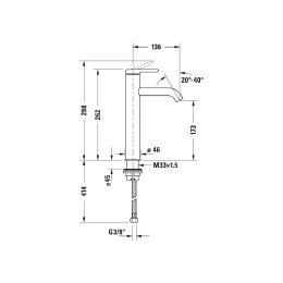 Фото Смеситель для раковины Duravit C.1 C11030002010, хром