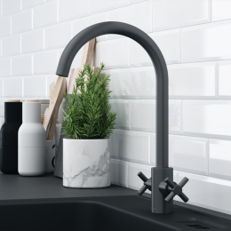 Фото Смеситель для кухни RedBlu by Damixa Neo Classic (270000000) графит