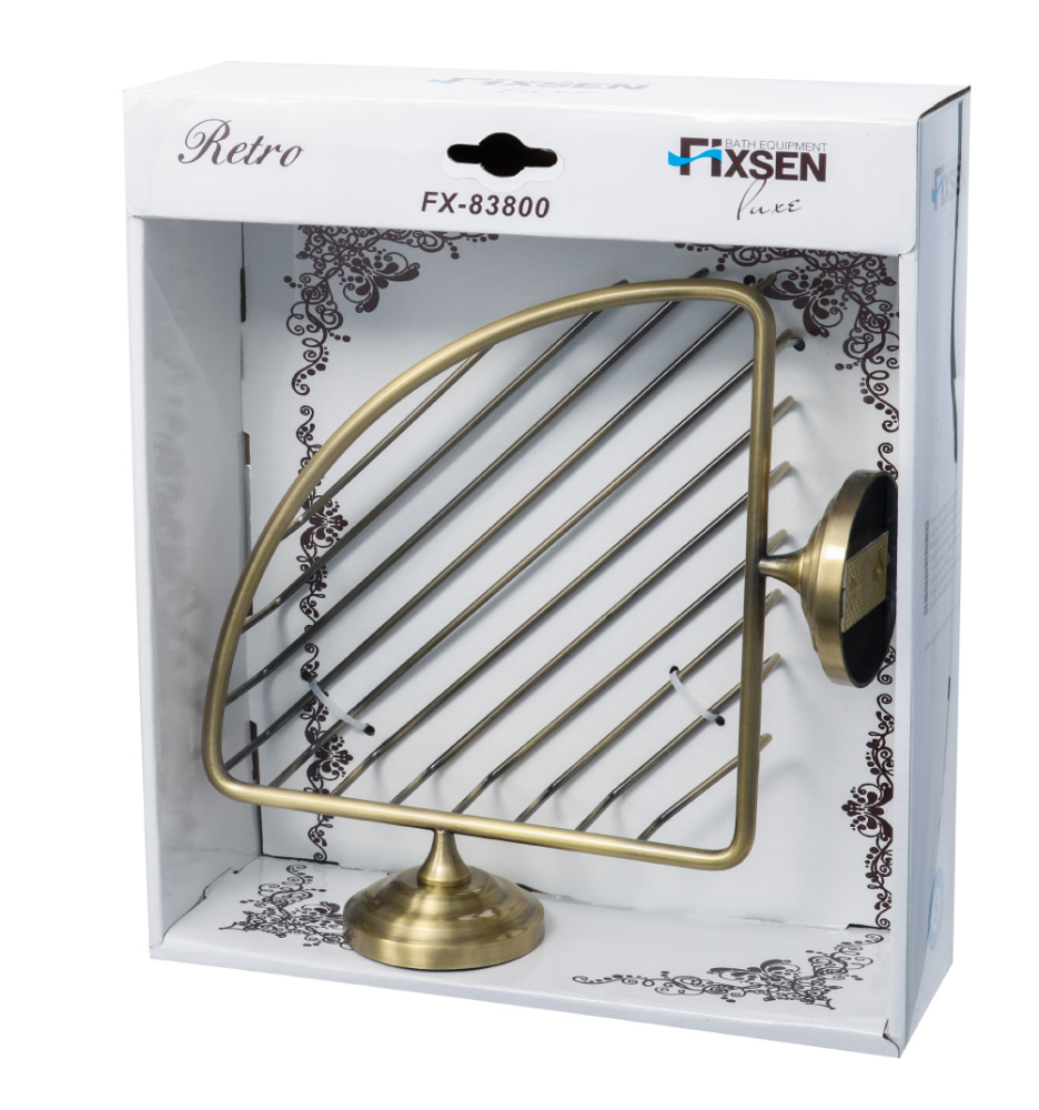 Фото Мыльница FIXSEN Retro решетка угловая (FX-83809B)