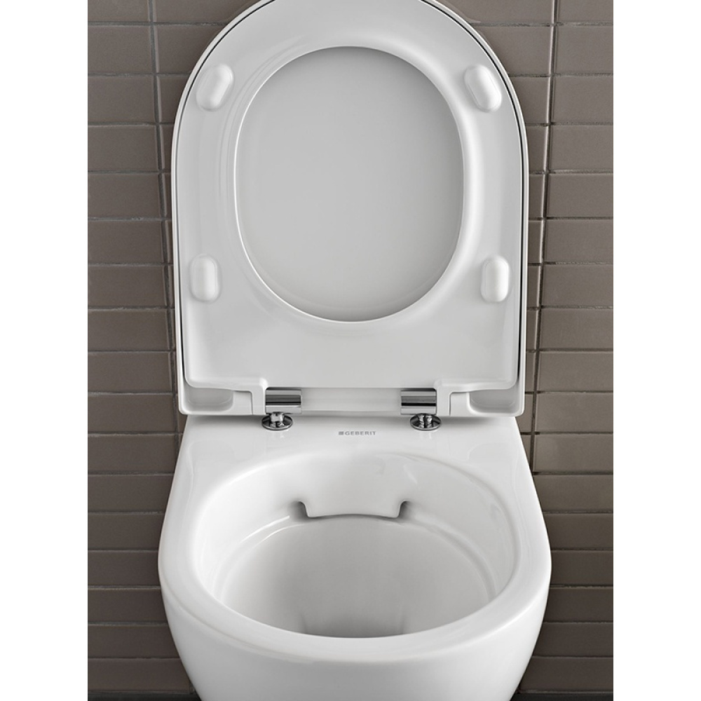 Geberit Acanto 500.128.21.A Комплект инсталляция и унитаз подвесной безободковый, цвет унитаза: белы