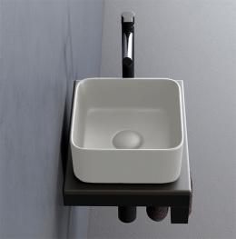 Ceramica CIELO Shui Comfort MILAQ PM - Раковина накладная Minimo 25*25 см Pomice