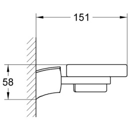 Держатель мыльницы Grohe Tenso 40288000