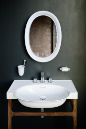 Раковина накладная Laufen The New Classic 8.1385.3.400.108.1 60 см, SaphirKeramik, 3 отверстия под с