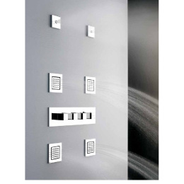 Душевая форсунка Gessi Quadro Wellness (32984#031) хром