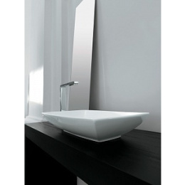Раковина 40 см ArtCeram Jazz (JZL002 01 50) белый черный