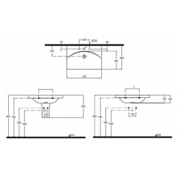 Раковина Ideal Standard Daylight K072601 70 см