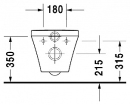 Фото Подвесной унитаз Duravit Durastyle 2538090000, белый