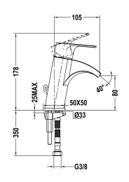 Фото Teka Palma 653861210 Смеситель для раковины