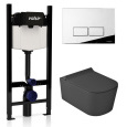 KIT VSCR 5486NEMT Slim P3 Комплект инсталляции 4 в 1, WINNER S BLOCK VS0853202, унитаз MEG11PRO 5486