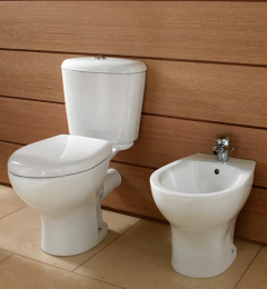 Фото Крышка/сиденье Jacob Delafon Mideo 4392K-00 с металлическим шарнирами (бел)