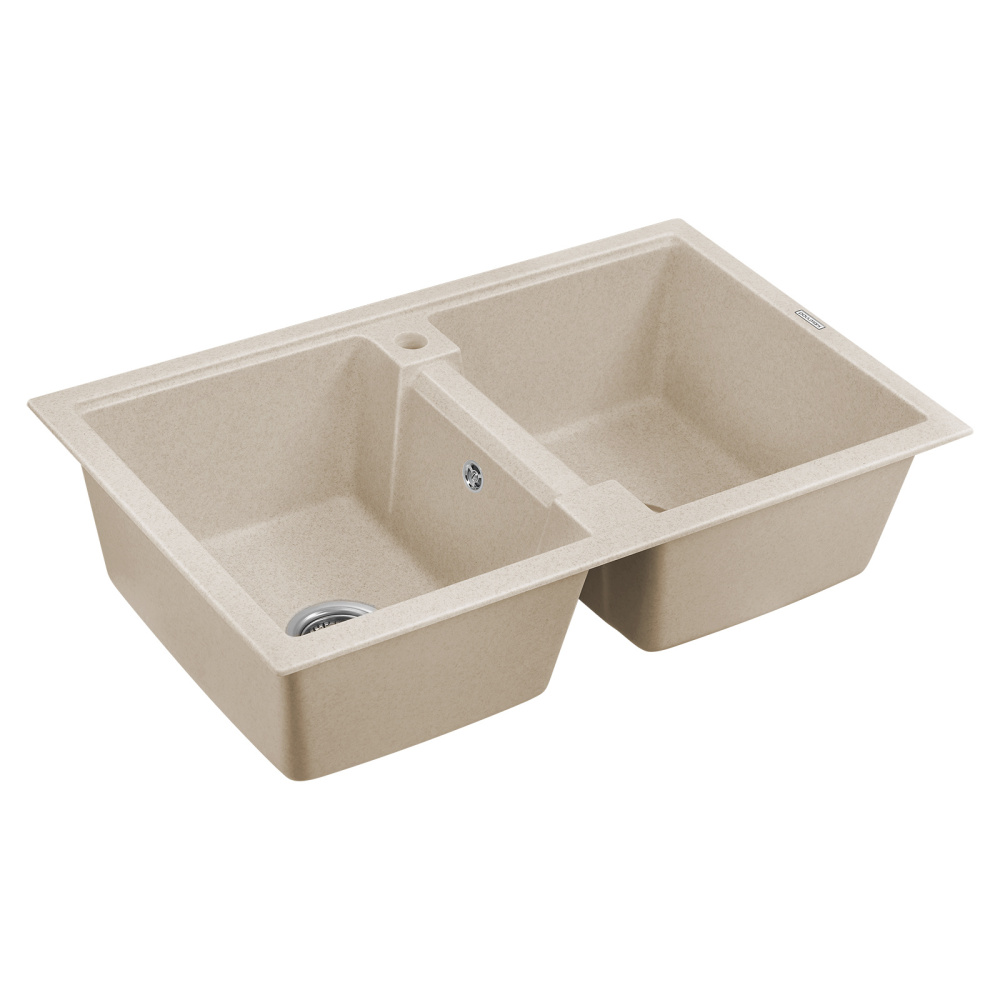 Мойка для кухни Paulmark Tandem (PM238150-BE) бежевый