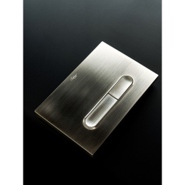 Фото Кнопка смыва Boheme 667-NB никель брашированный