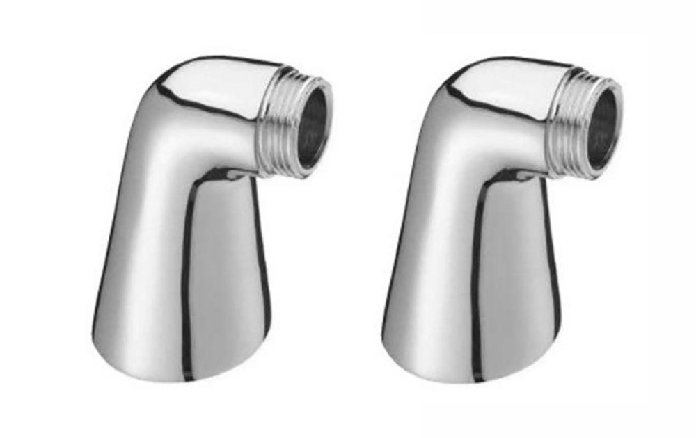 Фото Ножки для смесителя Jacob Delafon E75456-CP, 1/2" и 3/4", хром (комплект 2 шт.)