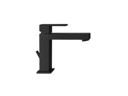 Фото Смеситель для раковины Mamoli Feel 4841S140D15K с дон.клапаном, 1отв, Matt black