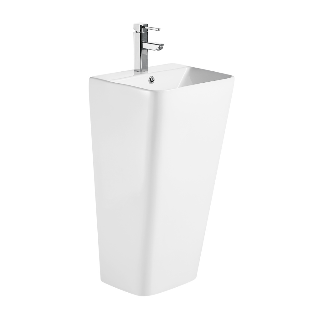 Фото Раковина напольная Azario FRETTA SQUARE (AZ-302) Белый