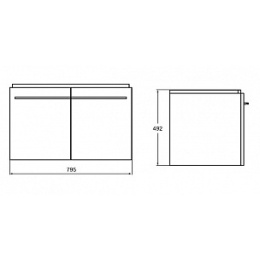 Ideal Standard Daylight 80 белая