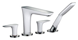 Смеситель на борт ванны Hansgrohe PuraVida (15446400) хром, белый