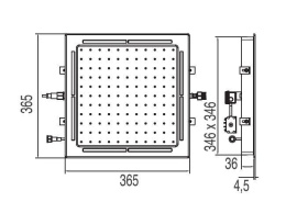 Фото Tres Showers 134528 Верхний душ