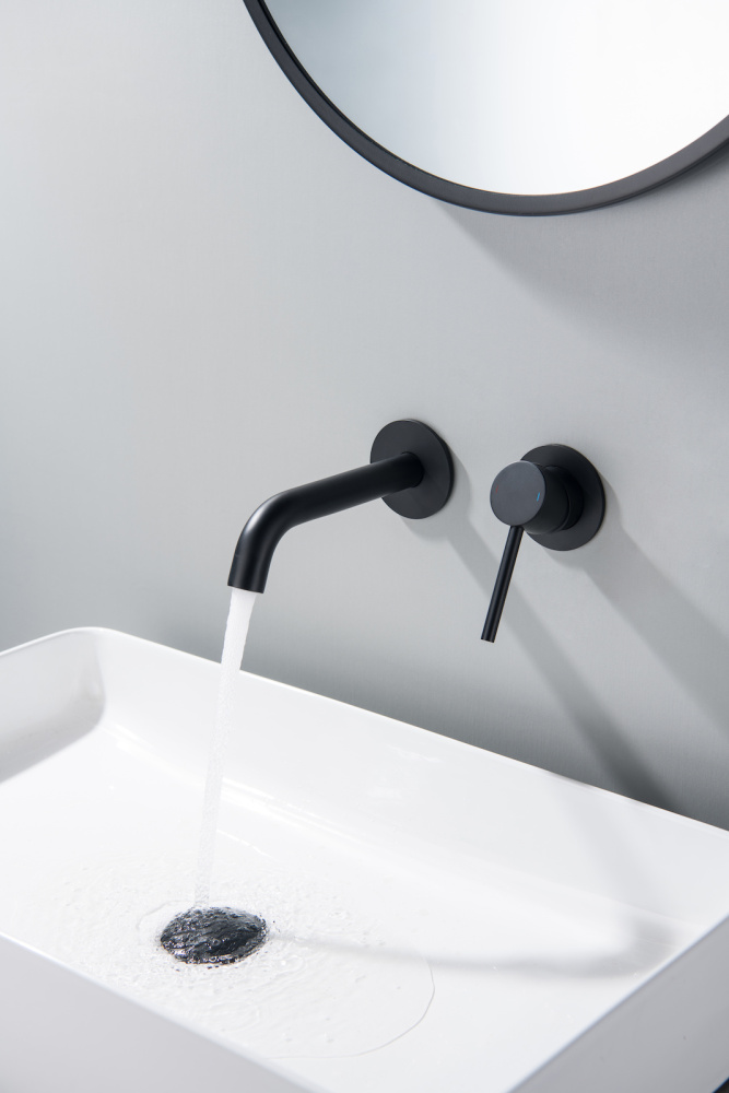 Фото Смеситель для раковины встроенный Timo Saona 2372/03SM черный