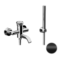 Смеситель для ванны Remer Element ET02NO, черный матовый