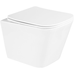 Комплект 3 в 1 Унитаз подвесной с сиденьем BelBagno DUE BB3103CHR/SC + Система инсталляции