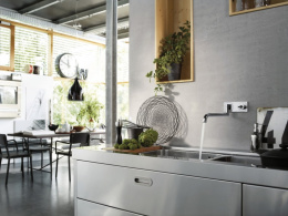 Фото Hansgrohe Axor Uno² 38815800 Смеситель для кухни (нерж.сталь)