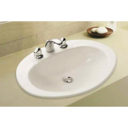 Раковина Jacob Delafon Presquile E1250-00 60*48 см, врезная сверху