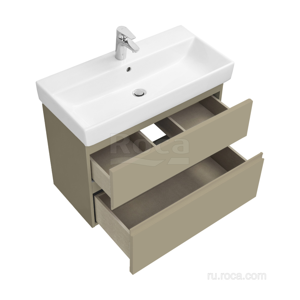 Фото Тумба под раковину Roca Oleta (A857640515) капучино