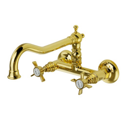 Фото Migliore Princeton 18280 Смеситель для кухни настенный, золото