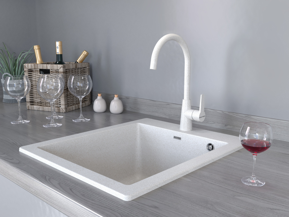 Смеситель для кухни Paulmark Holstein (Ho212065-328) бежевый