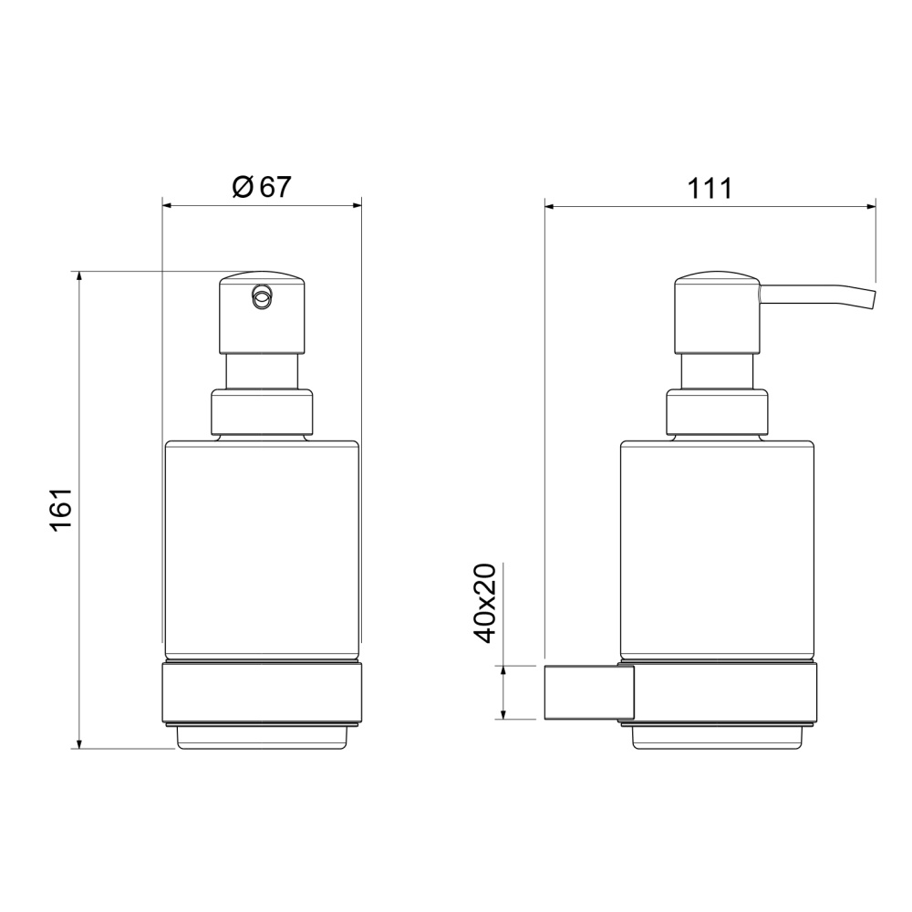 Фото Дозатор Timo Luiro 18539/00 хром