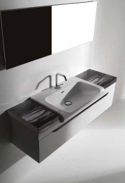 Фото Тумба под раковину 120 см Kerasan Inka 911102